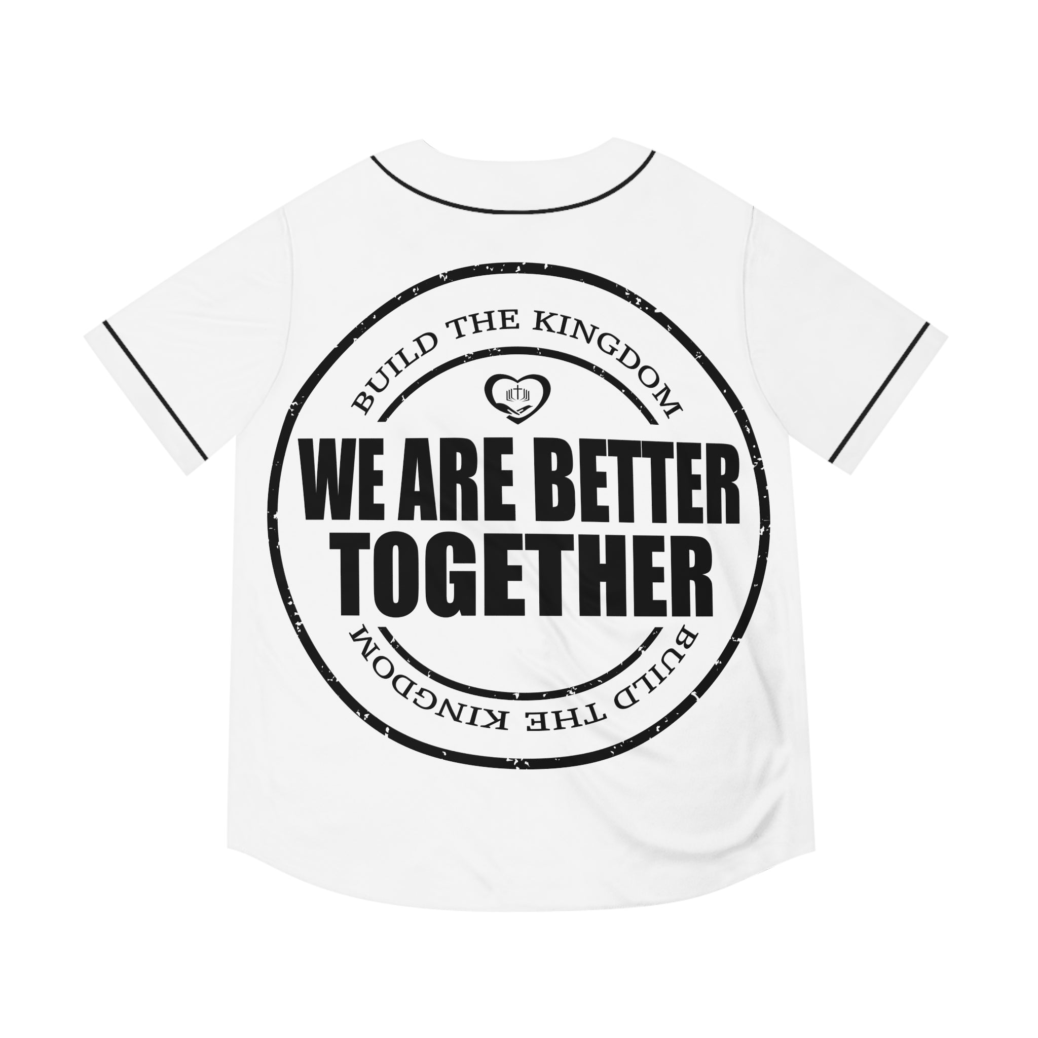 Baseball Jersey — 'We Are Better Together' Christian Team Ministry Shirt
