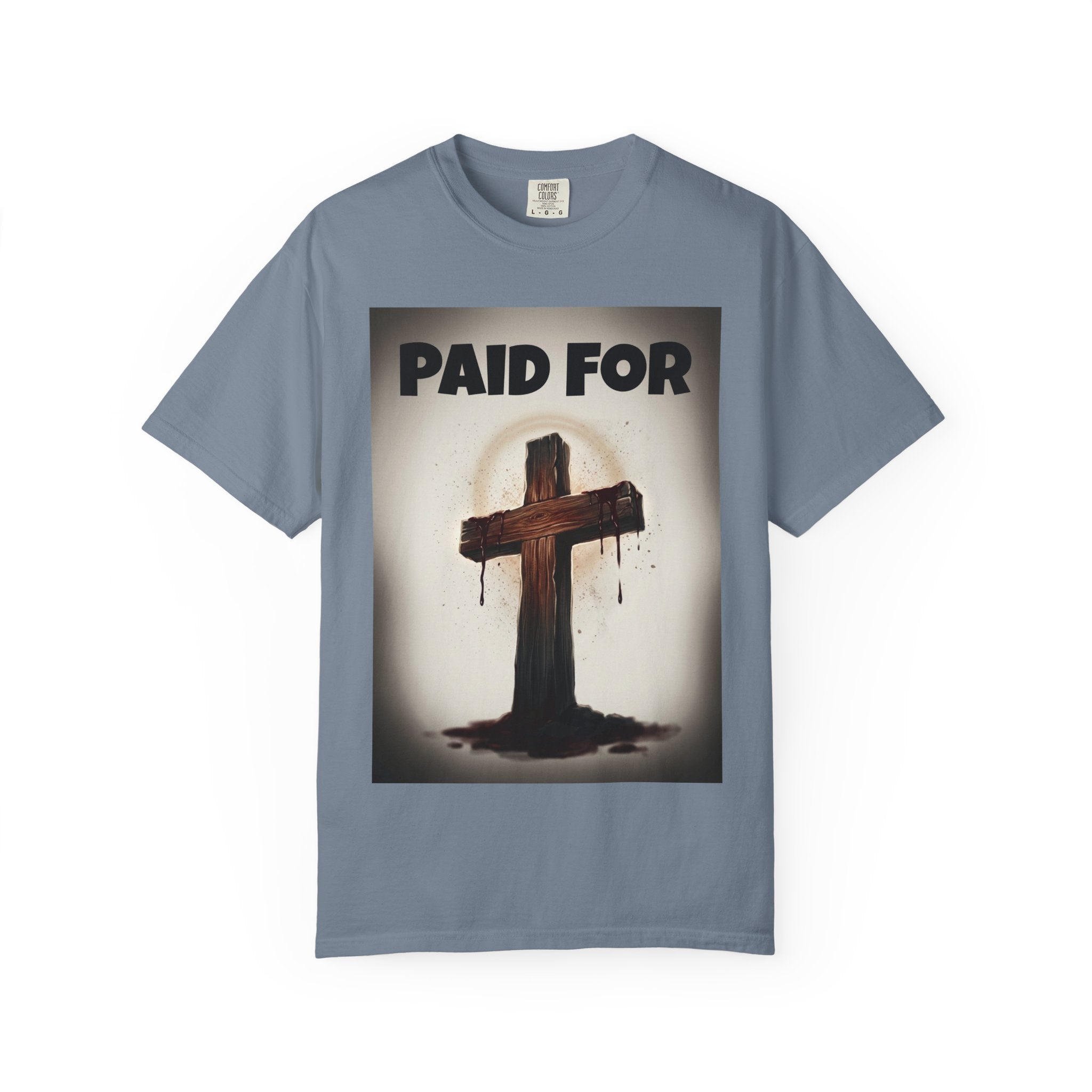 Paid For Cross T-Shirt — Christian Rom 10:13 Faith Tee