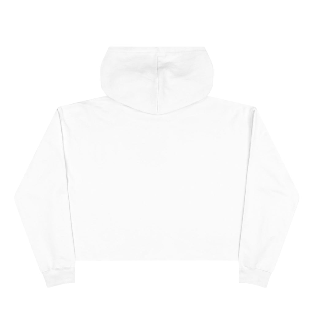Crop Hoodie — "Go Public With Your Faith" Cropped Spiritual Hoodie