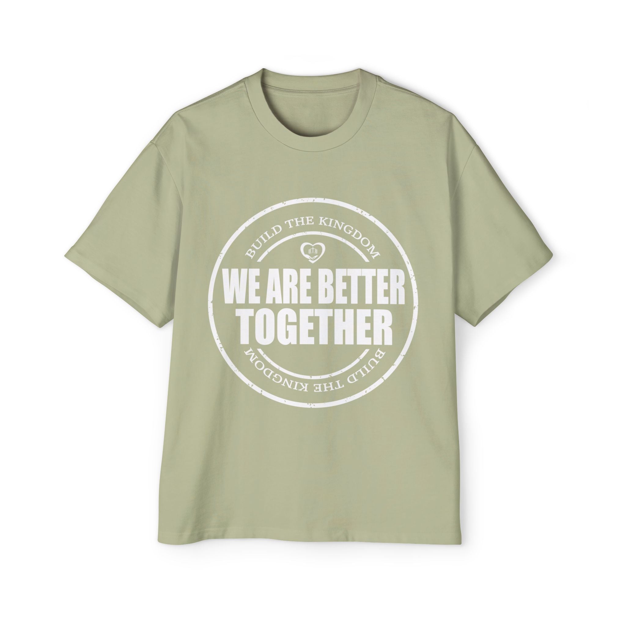 We Are Better Together Tee — Unity Graphic Men's Oversized T-Shirt