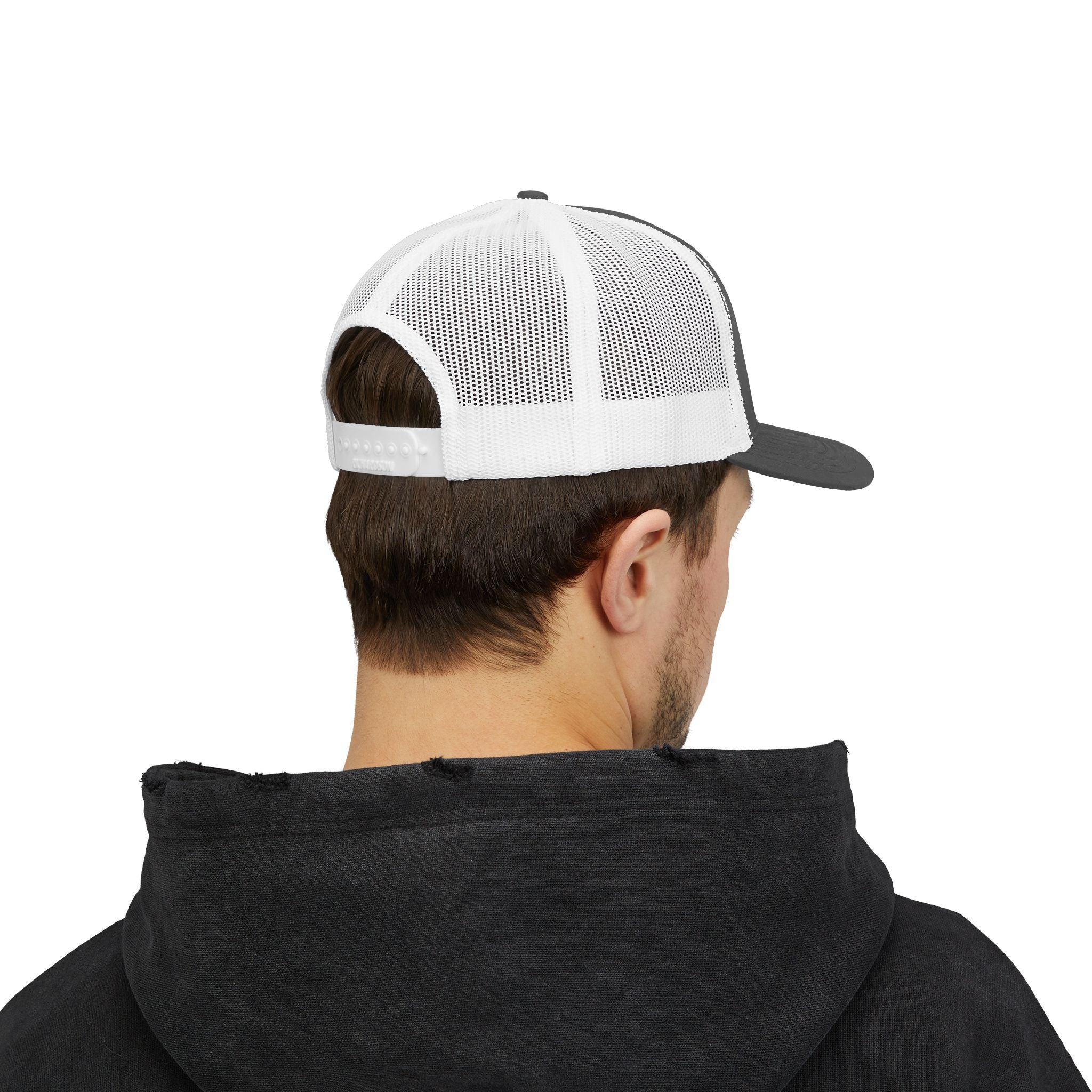 Embroidered Crystal Cross Snapback Trucker Cap — Religious Faith Baseball Hat