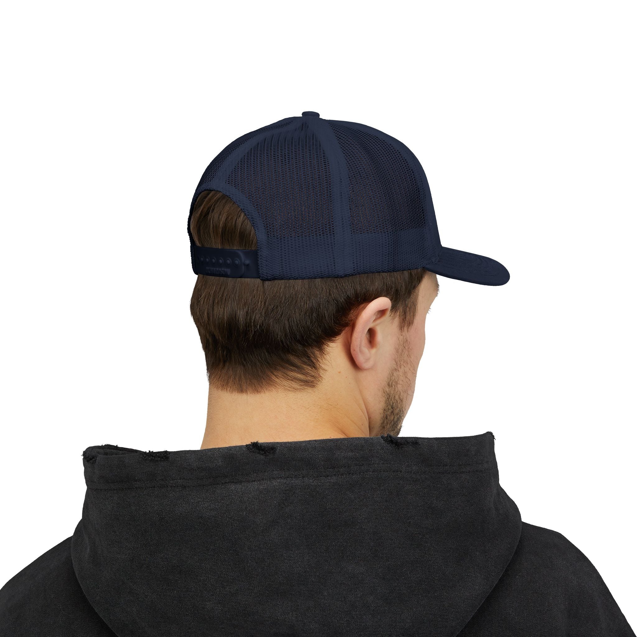 Embroidered Crystal Cross Snapback Trucker Cap — Religious Faith Baseball Hat