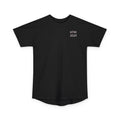 Long Body Tee — “Obedience Is Better Than Sacrifice” Minimalist Statement Shirt