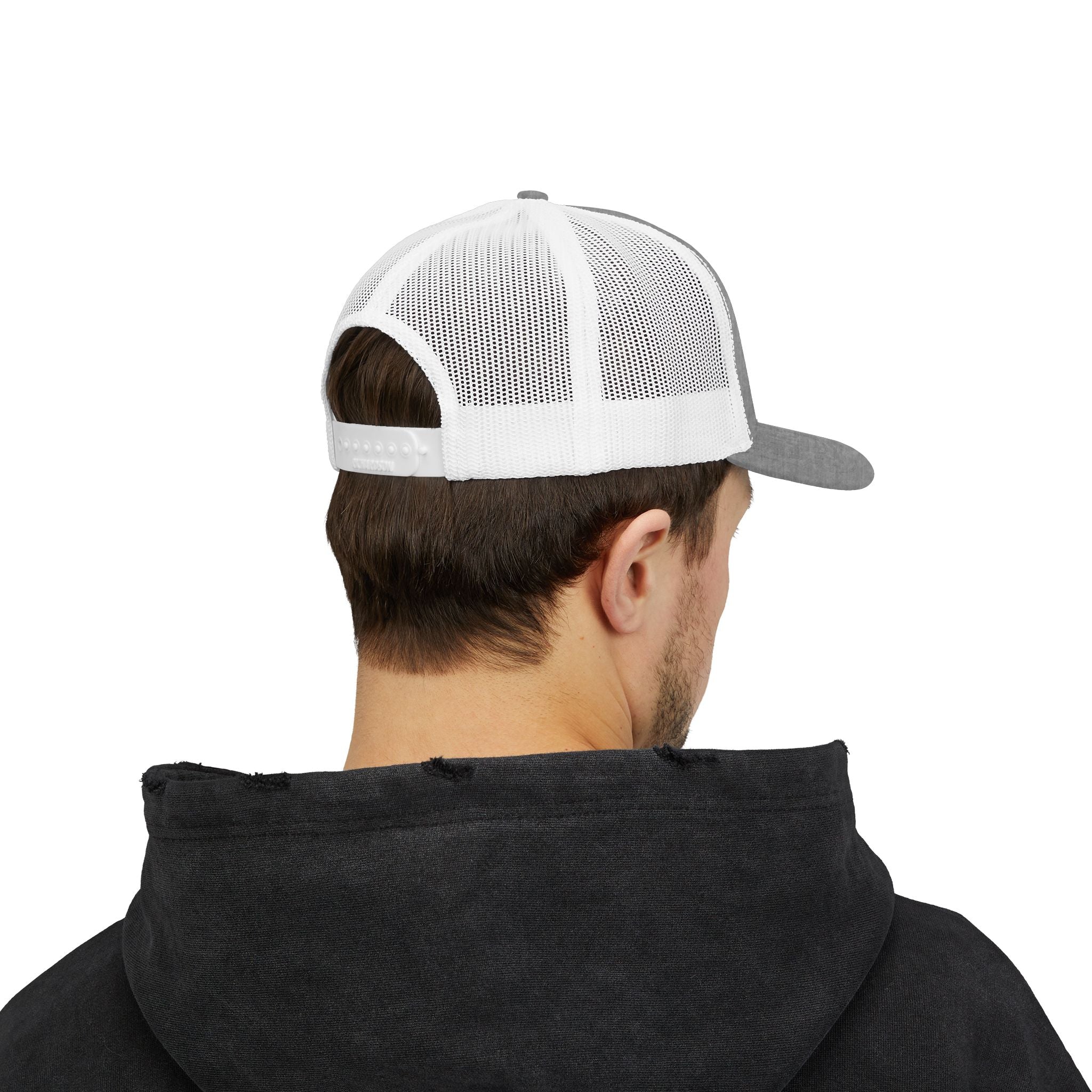 Embroidered Crystal Cross Snapback Trucker Cap — Religious Faith Baseball Hat
