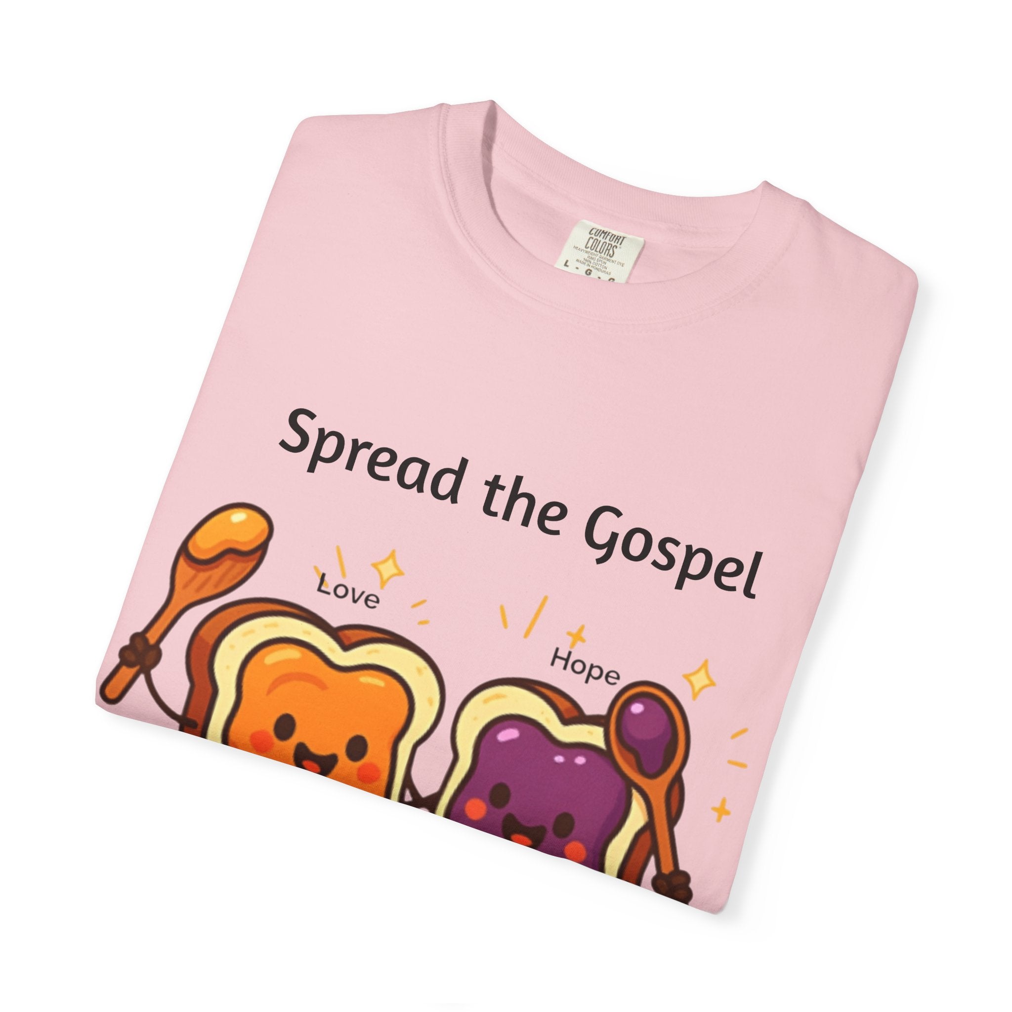 Spread the Gospel Toast T-Shirt — Cute Peanut Butter & Jelly Christian Tee