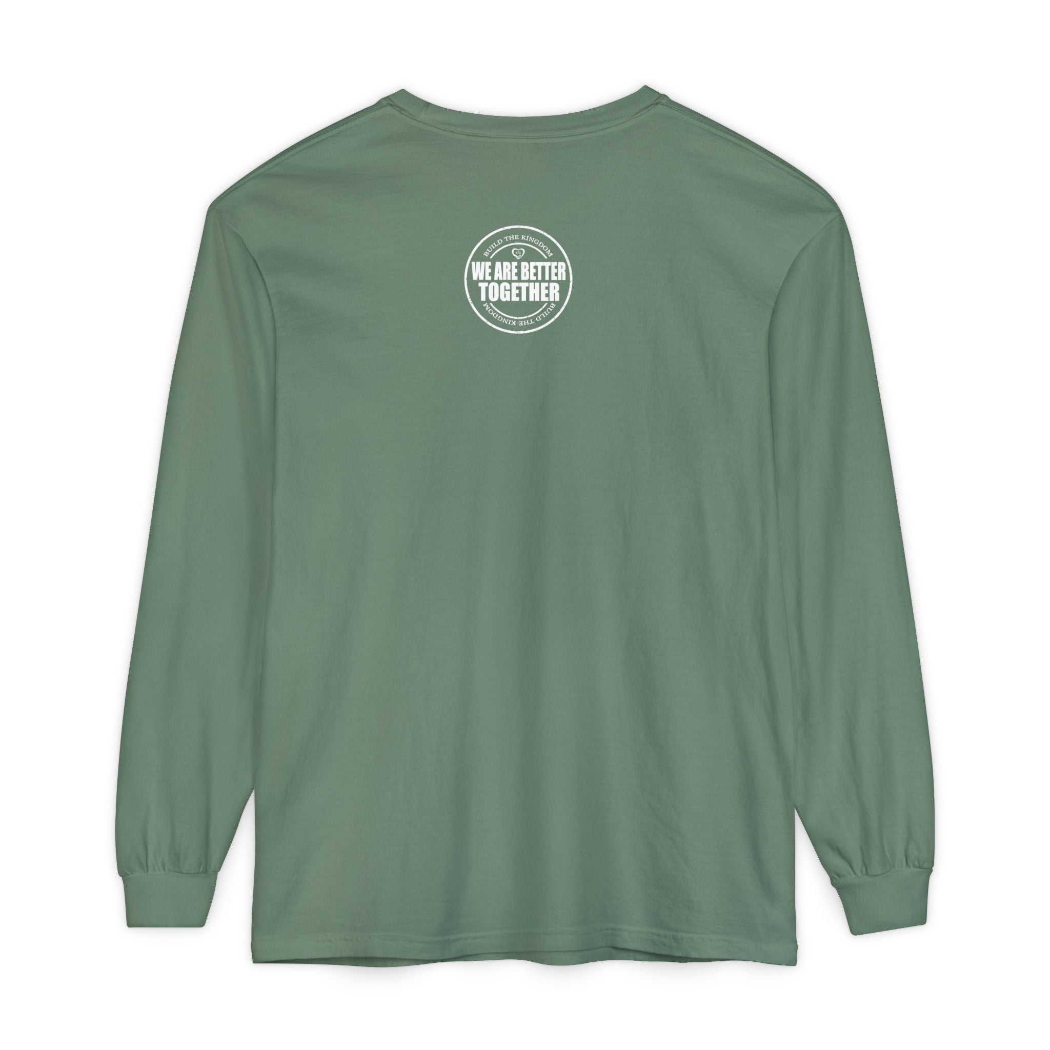 Together Cross Long Sleeve Tee — "We Are Better Together" Christian Graphic Shirt
