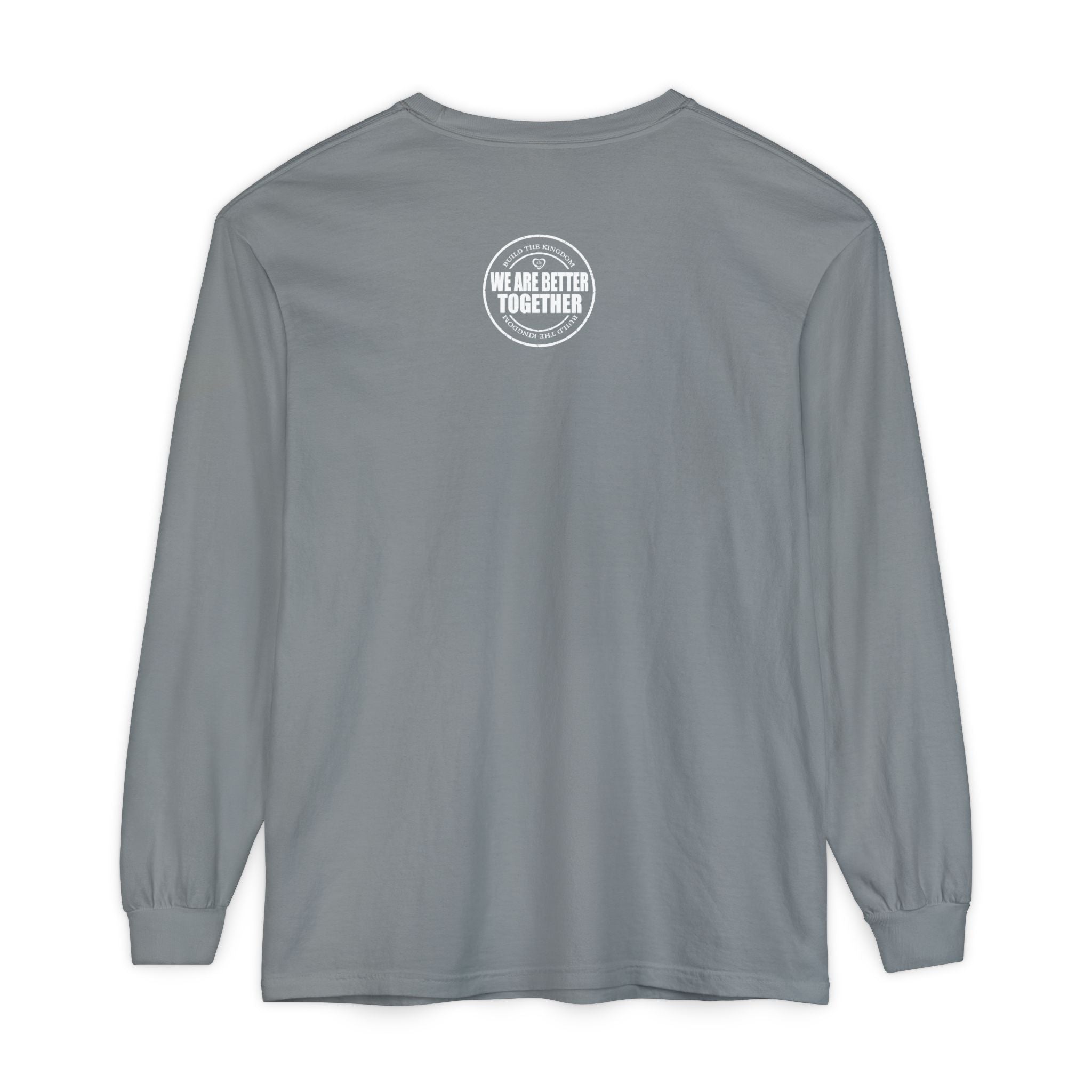 Together Cross Long Sleeve Tee — "We Are Better Together" Christian Graphic Shirt