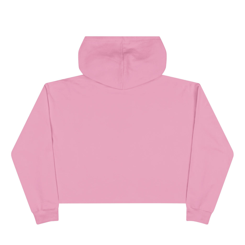 Crop Hoodie — "Go Public With Your Faith" Cropped Spiritual Hoodie