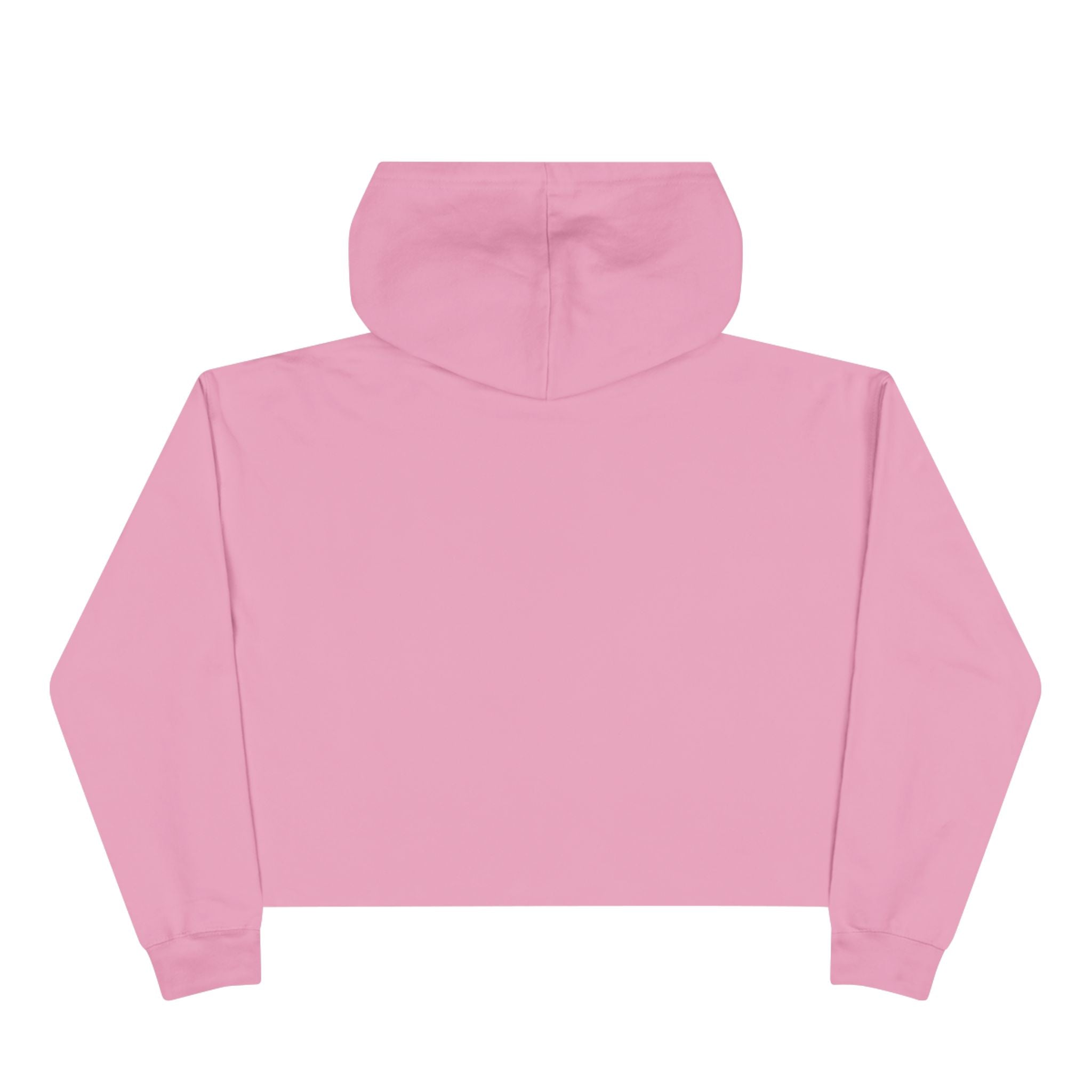 Crop Hoodie — "Go Public With Your Faith" Cropped Spiritual Hoodie
