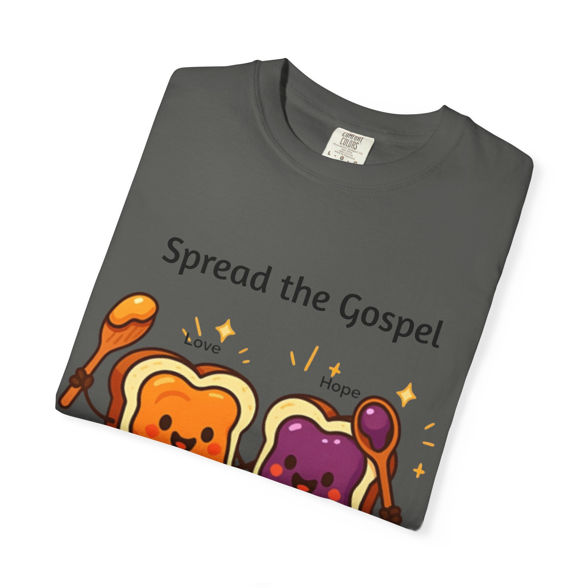 Spread the Gospel Toast T-Shirt — Cute Peanut Butter & Jelly Christian Tee