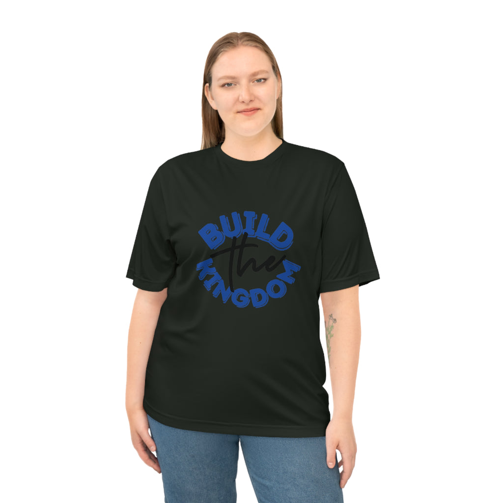 Build The Kingdom Performance T-Shirt — Inspirational Christian Faith Tee