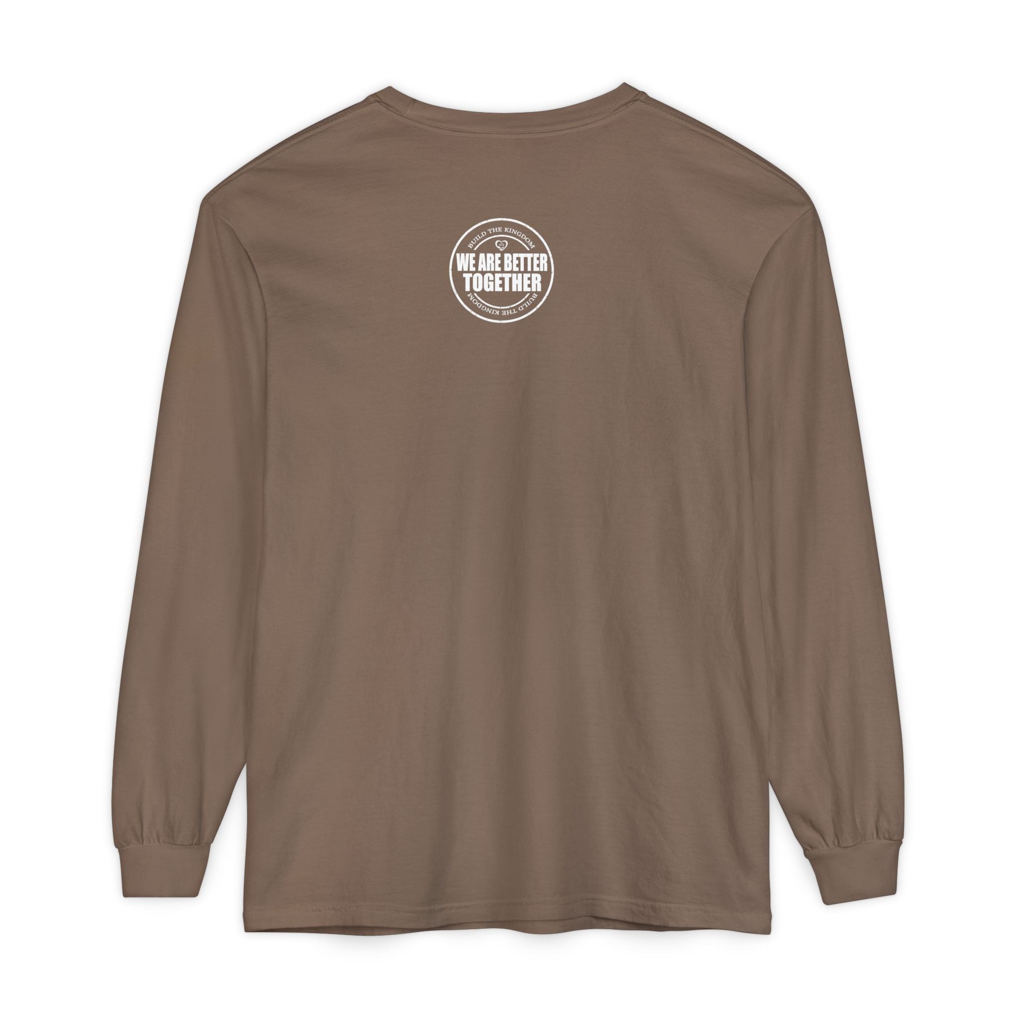 Together Cross Long Sleeve Tee — "We Are Better Together" Christian Graphic Shirt