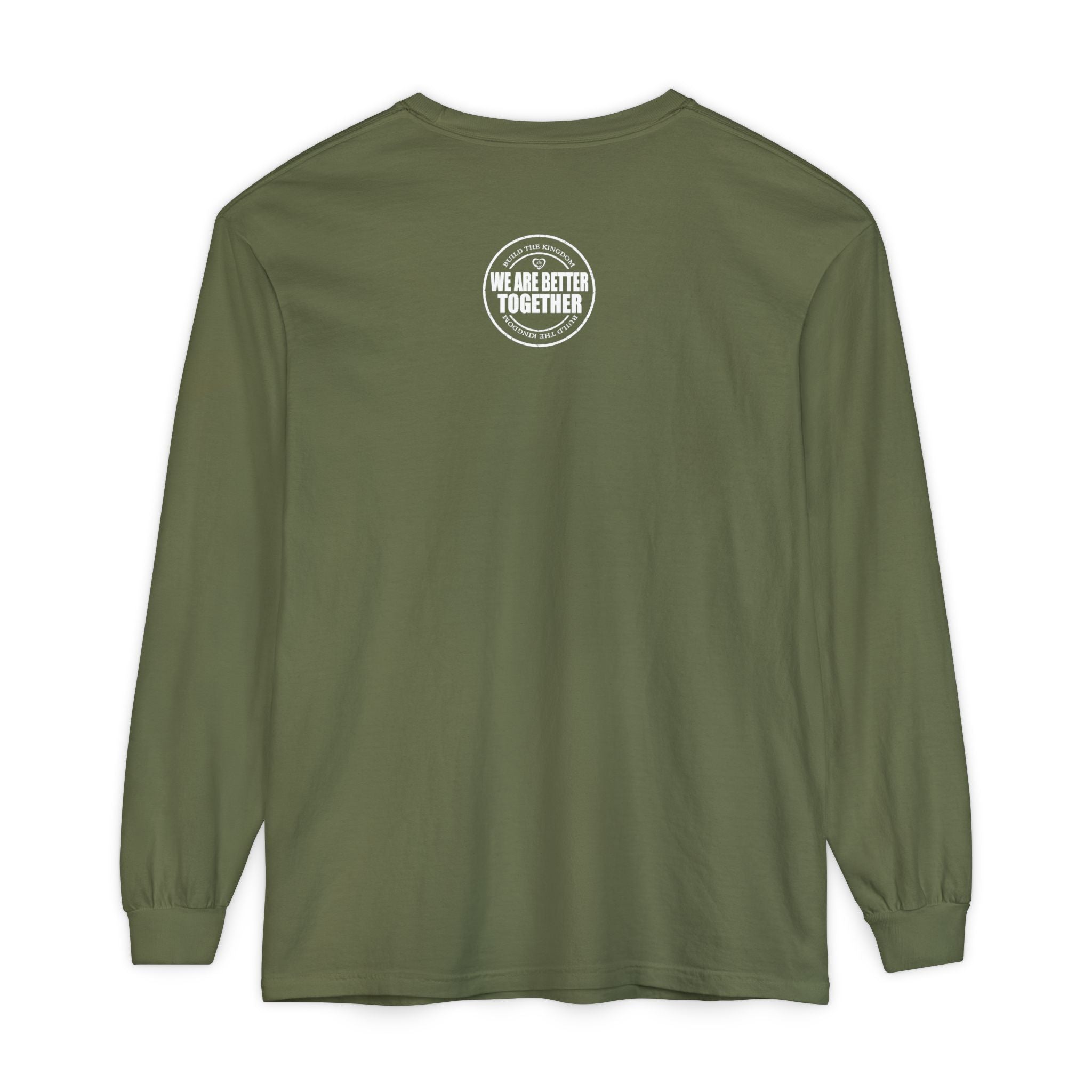 Together Cross Long Sleeve Tee — "We Are Better Together" Christian Graphic Shirt